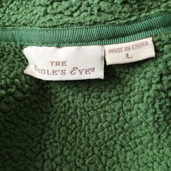 Green Fully Zip Fleece Vest - Picture 4 of 9